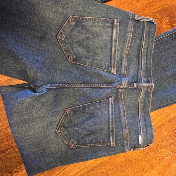 MOTHER The Weekender Fray Jeans Size 27 - Picture 2 of 4